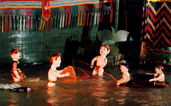 water puppet fishermen